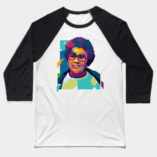 Carrie Meek Popart Baseball T-Shirt